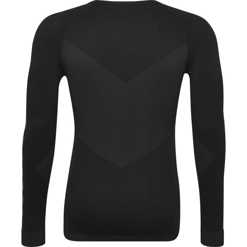 Hummel Hummel First Seamless Jersey L/S Muške Temeljni Sloj Crne | 320117-027