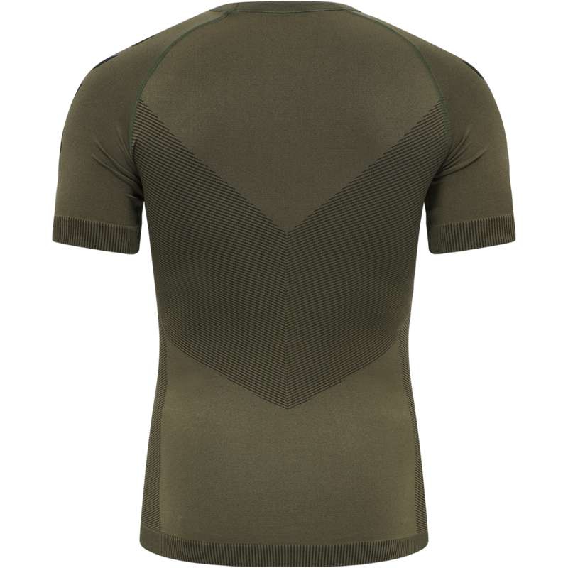 Hummel Hummel First Seamless S/S Muške Dres Maslinasto Zelene | 275118-640