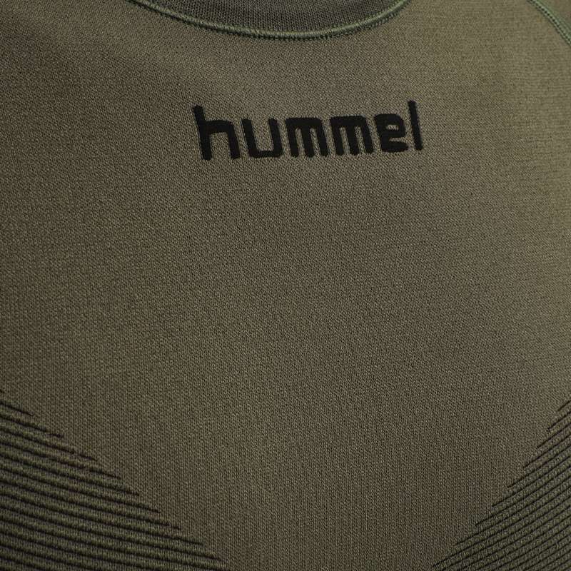 Hummel Hummel First Seamless S/S Muške Dres Maslinasto Zelene | 275118-640