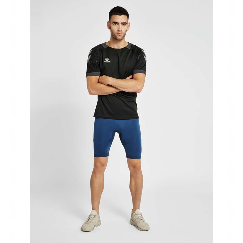 Hummel Hummel First Seamless Tr Sht Tights Muške Kratke Hlače Tamnoplave | 343731-091