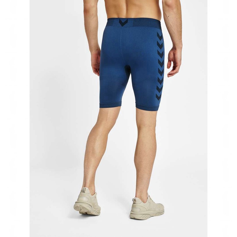 Hummel Hummel First Seamless Tr Sht Tights Muške Kratke Hlače Tamnoplave | 343731-091