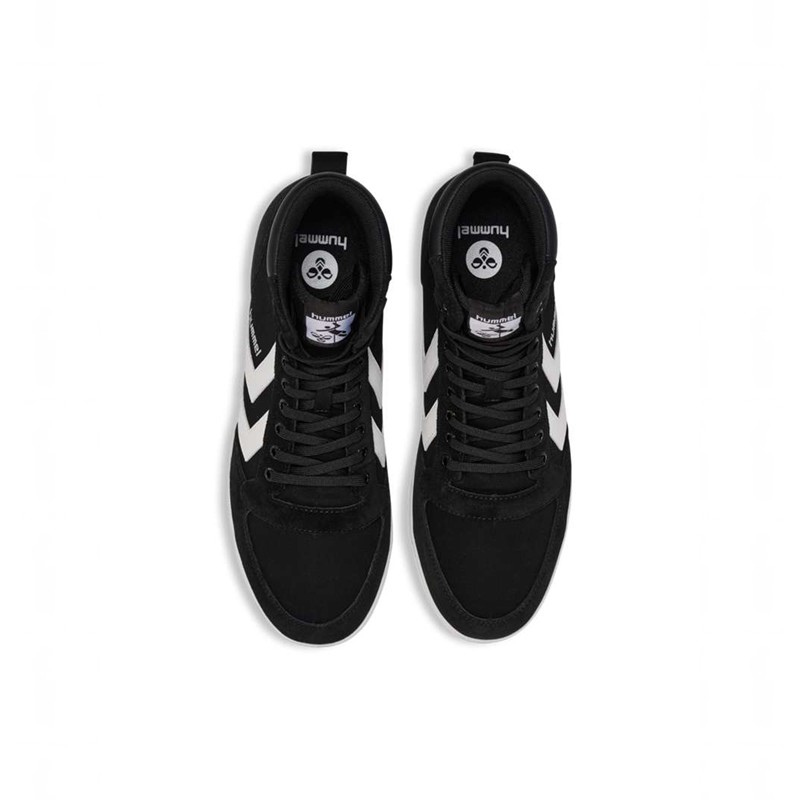 Hummel Hummel Slimmer Stadil High Muške Tenisice Crne | 241506-133