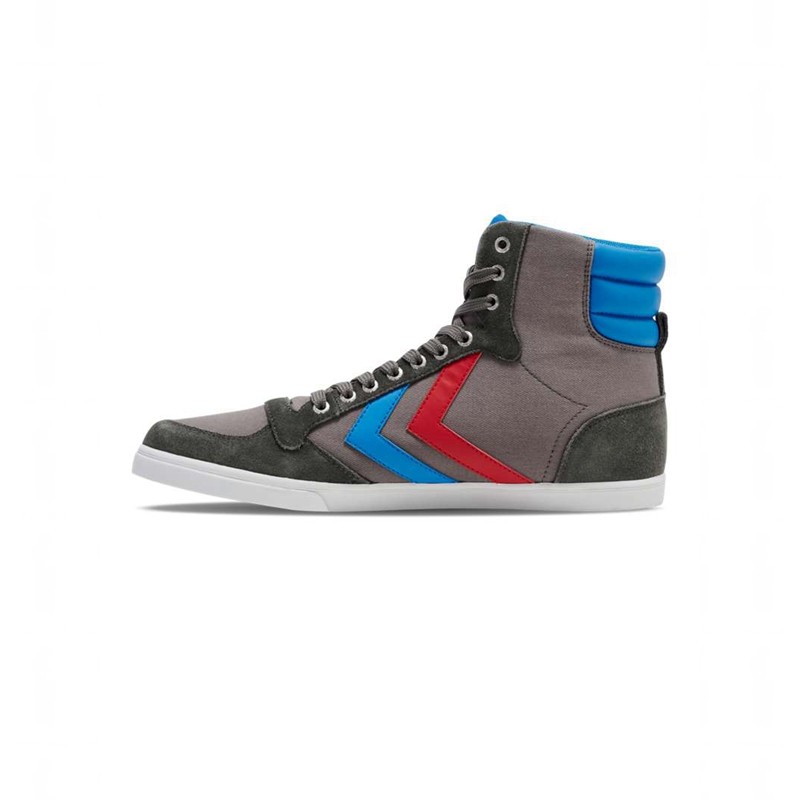 Hummel Hummel Slimmer Stadil High Muške Tenisice Sive | 146215-609