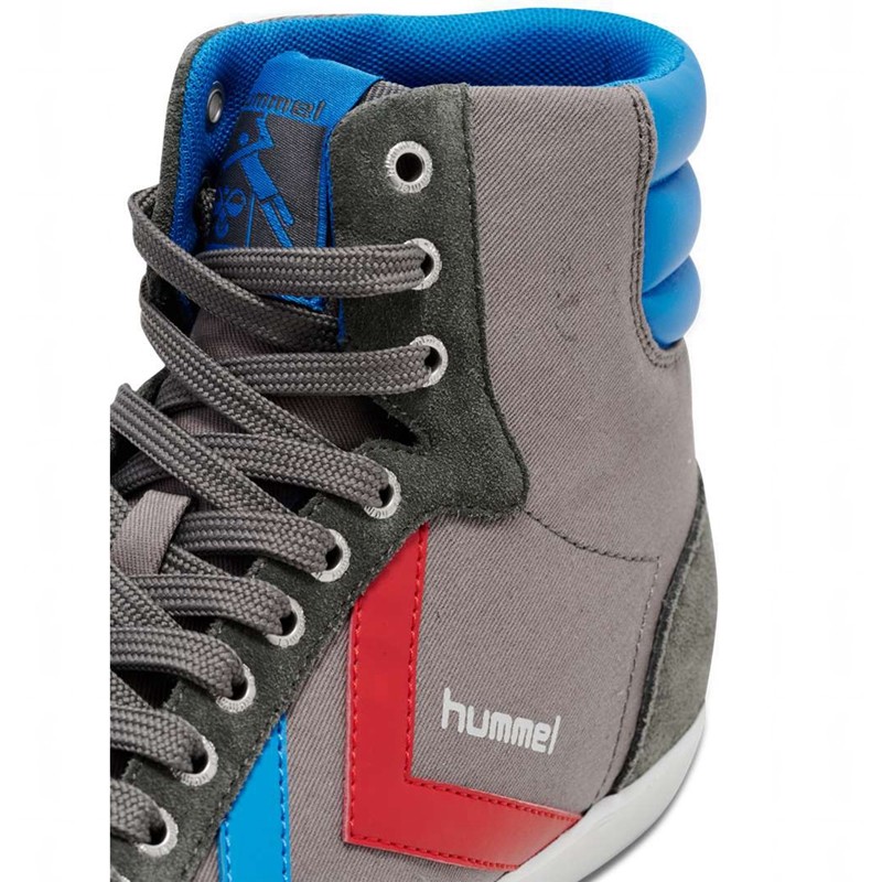 Hummel Hummel Slimmer Stadil High Muške Tenisice Sive | 146215-609