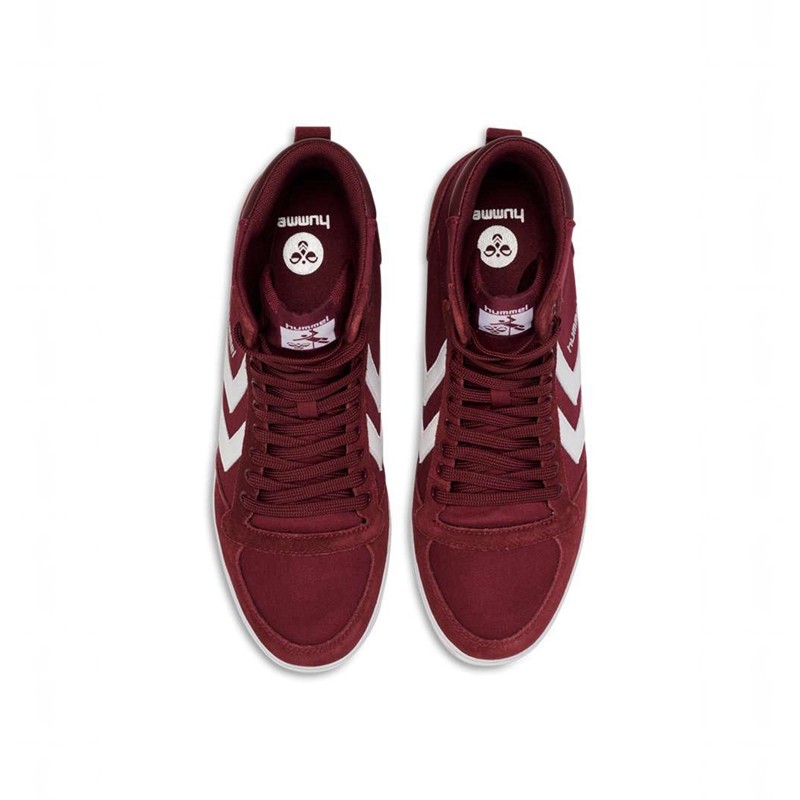 Hummel Hummel Slimmer Stadil High Muške Tenisice Crvene | 904805-817