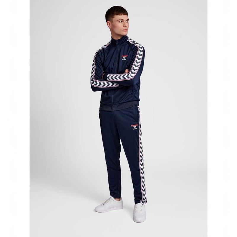 Hummel Ic Lerby Poly Tapered Muške Hlače Tamnoplave | 957312-512