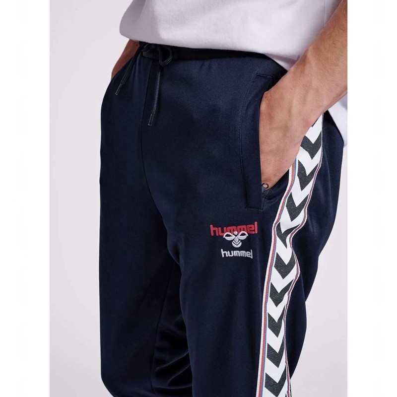Hummel Ic Lerby Poly Tapered Muške Hlače Tamnoplave | 957312-512