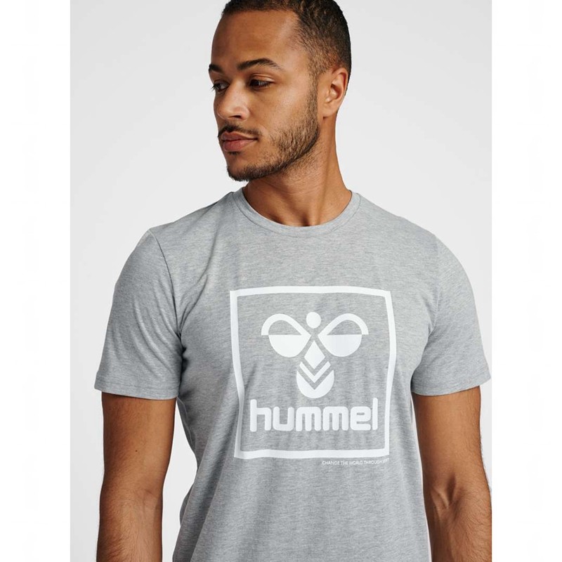 Hummel Isam 2.0 Muške Majice Sive | 856202-436