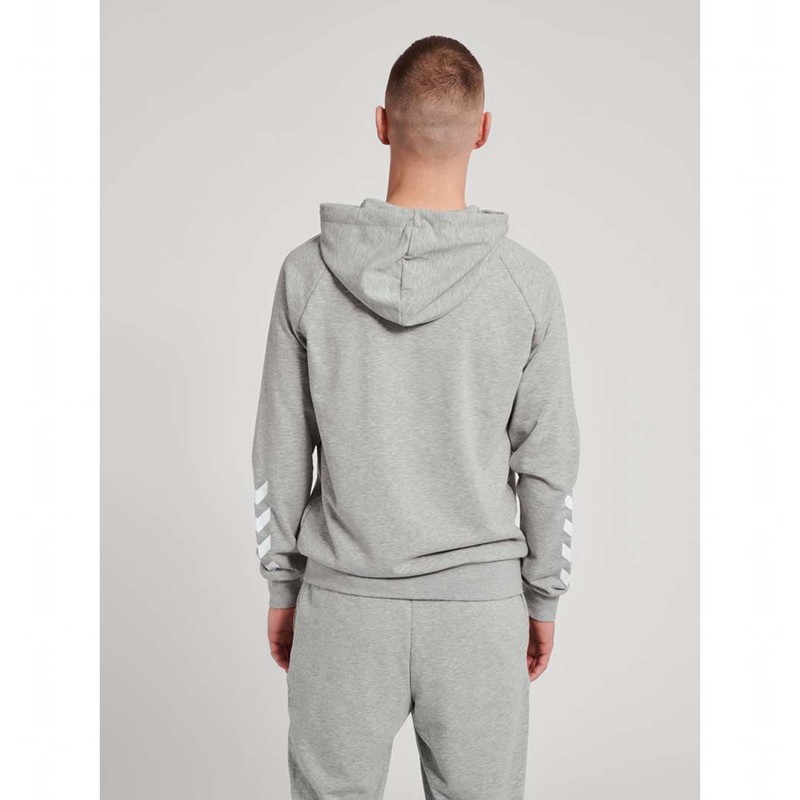 Hummel Isam 2.0 Zip Muške Majica s Kapuljačom Sive | 702159-691