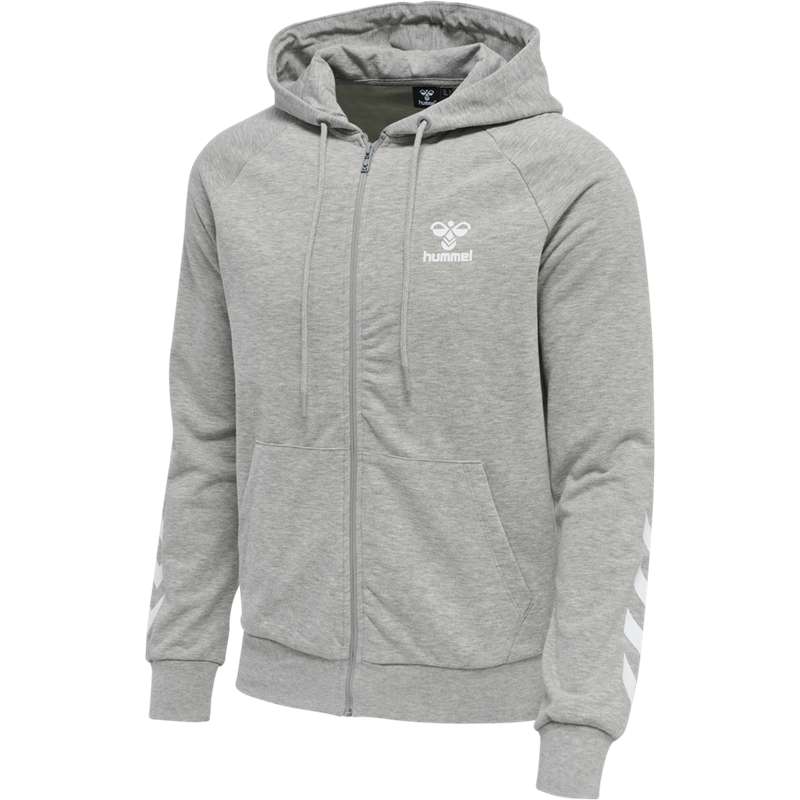 Hummel Isam 2.0 Zip Muške Majica s Kapuljačom Sive | 702159-691