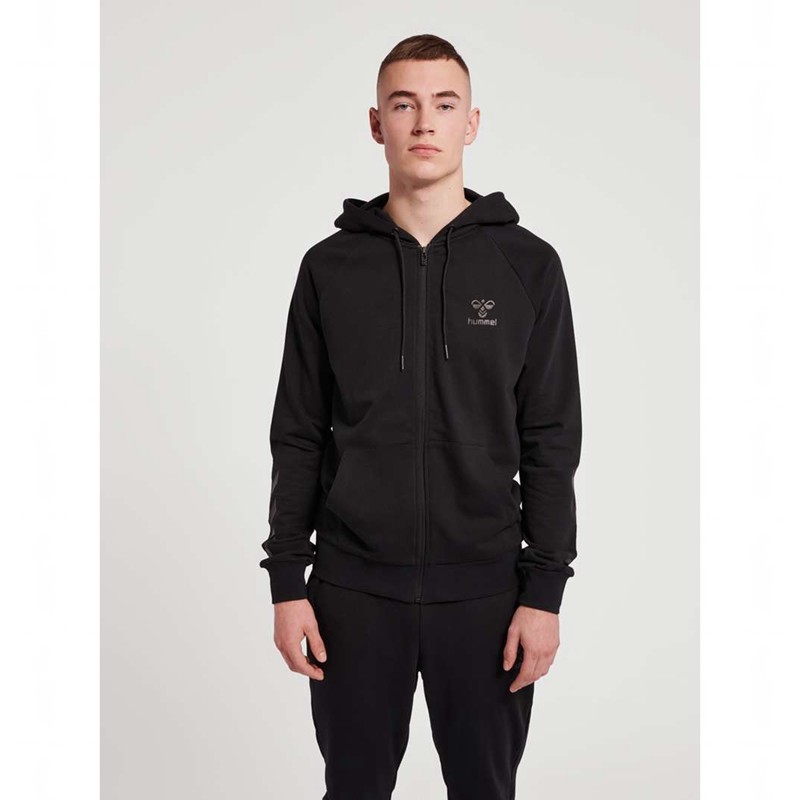 Hummel Isam 2.0 Zip Muške Majica s Kapuljačom Crne | 653285-536
