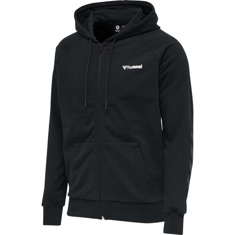 Hummel Isam Zip Muške Majica s Kapuljačom Crne | 459803-115