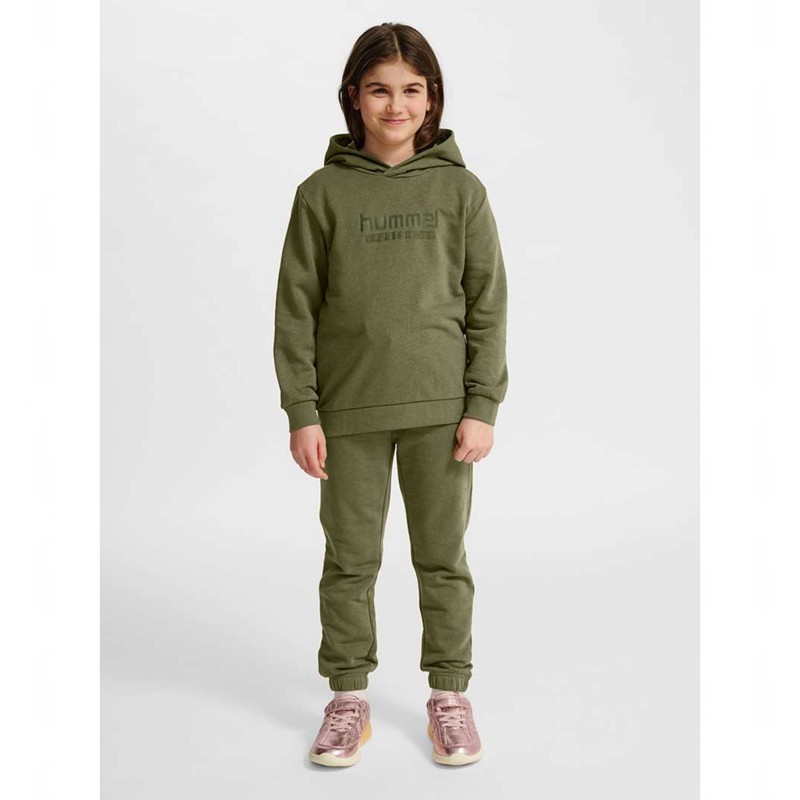 Hummel Jr Base Dječje Majica s Kapuljačom Zelene | 266733-499