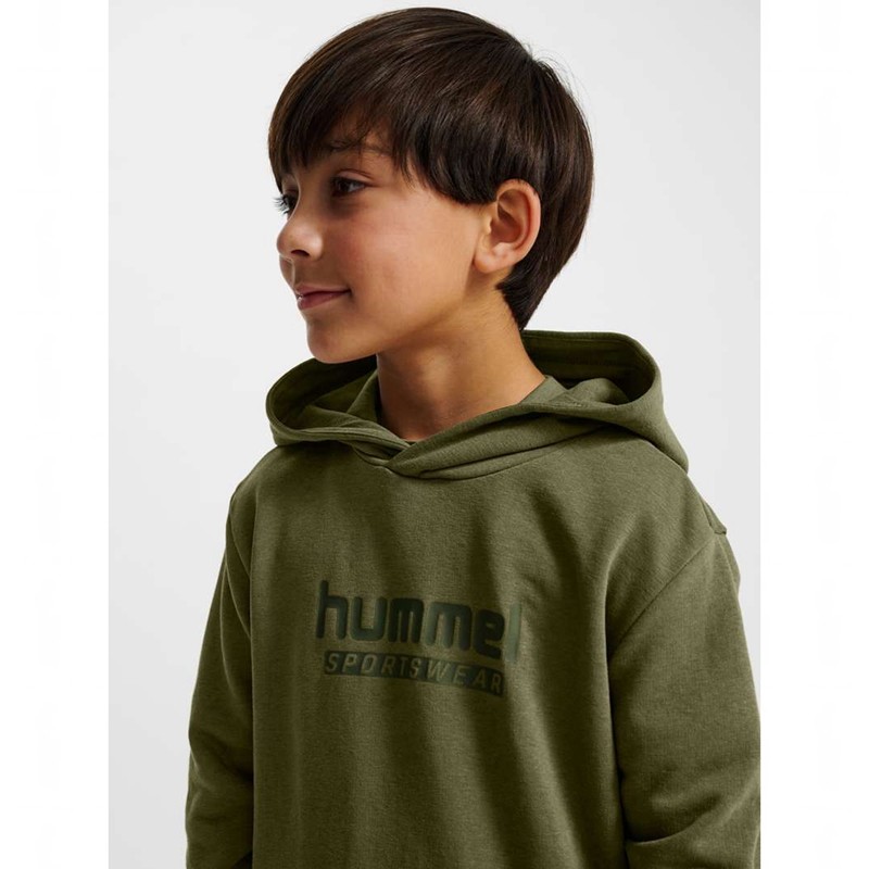 Hummel Jr Base Dječje Majica s Kapuljačom Zelene | 266733-499