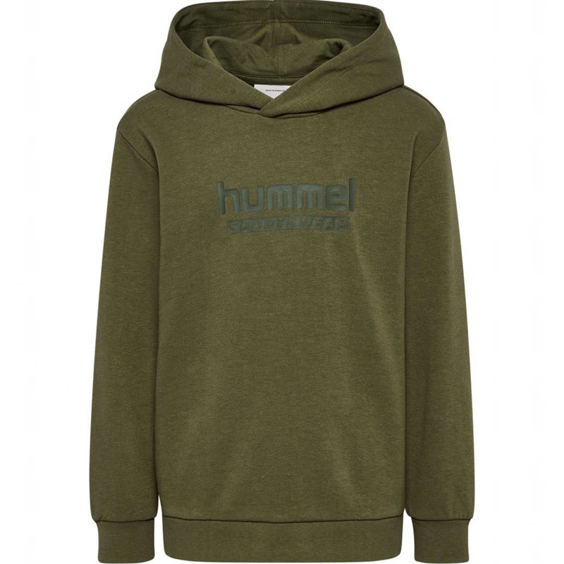 Hummel Jr Base Dječje Majica s Kapuljačom Zelene | 266733-499