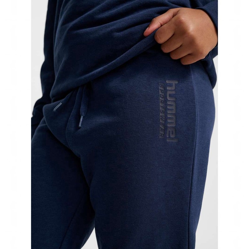 Hummel Jr Base Regular Dječje Hlače Tamnoplave | 953832-791