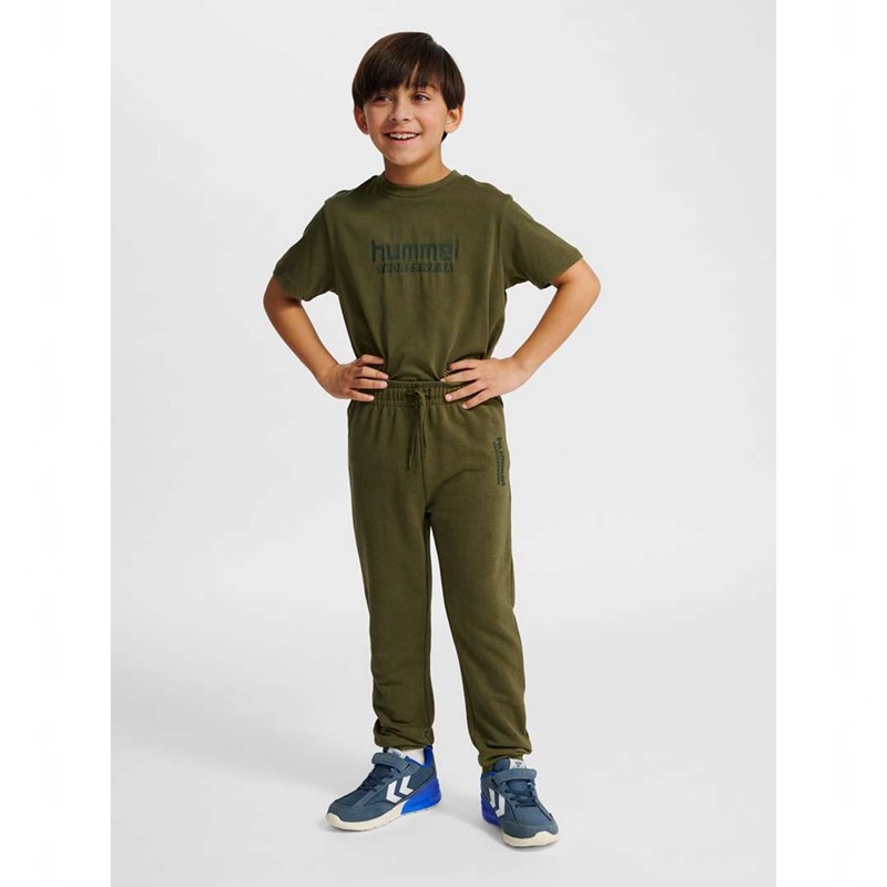 Hummel Jr Base Regular Dječje Hlače Zelene | 155596-667