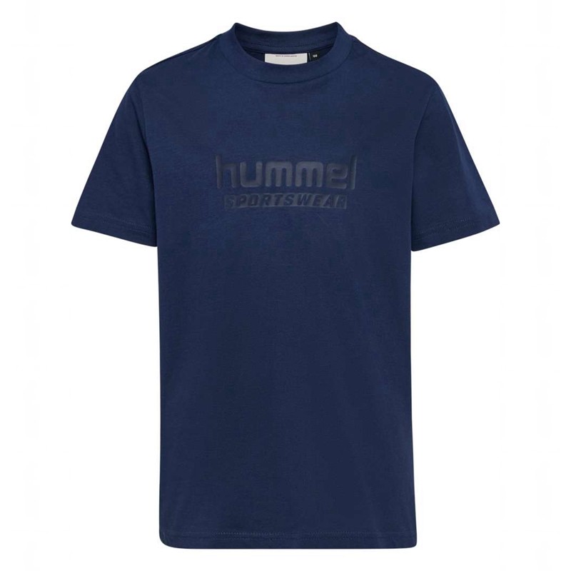 Hummel Jr Base S/S Dječje Majica s Kapuljačom Tamnoplave | 305798-227