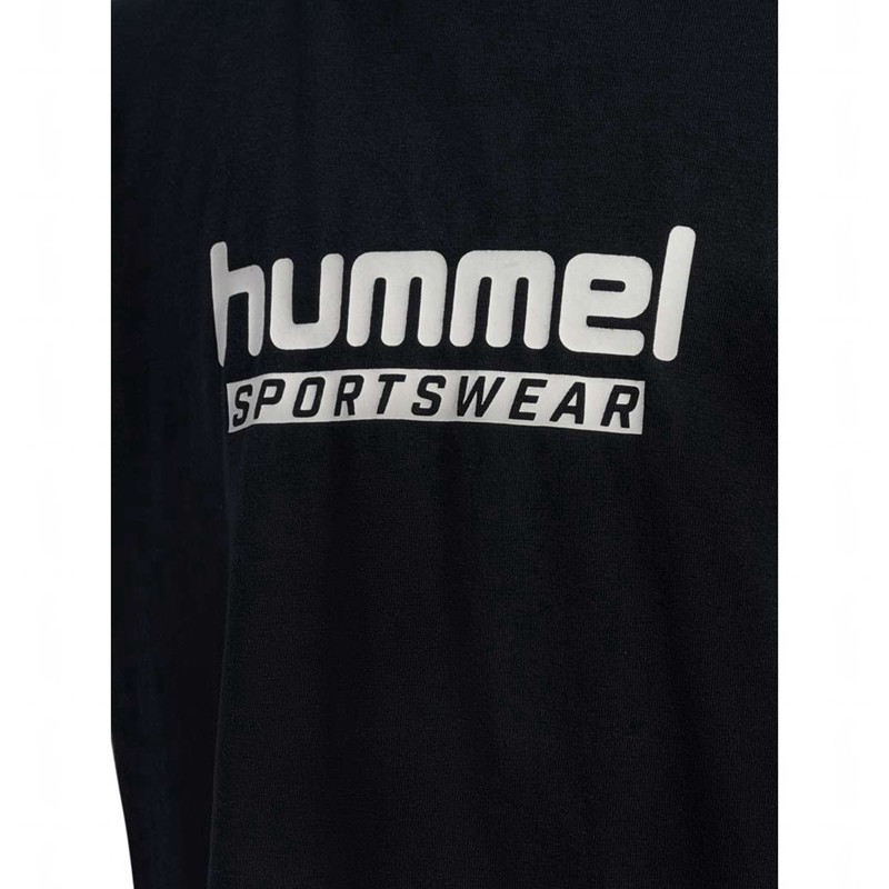 Hummel Jr Base S/S Dječje Majice Crne | 393091-188