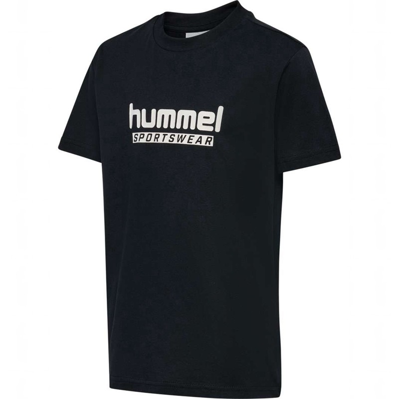 Hummel Jr Base S/S Dječje Majice Crne | 393091-188