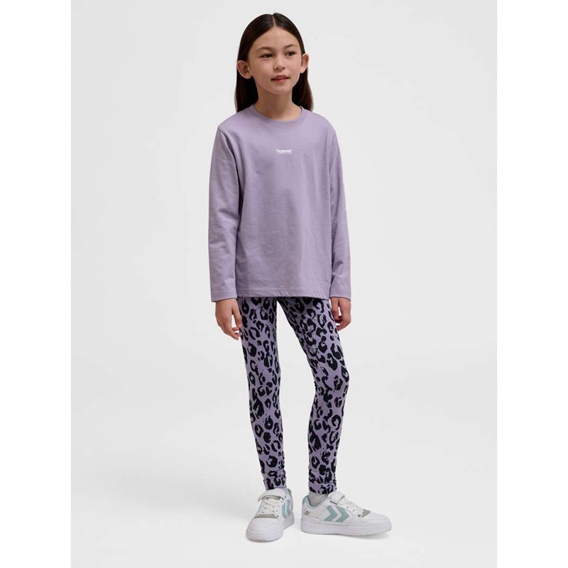 Hummel Jr Fast L/S Dječje Hlače Boje Lavande | 638008-251