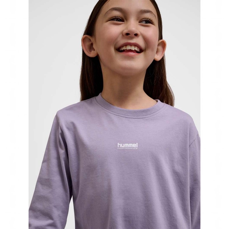 Hummel Jr Fast L/S Dječje Hlače Boje Lavande | 638008-251
