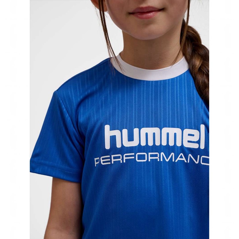 Hummel Jr Fast Loose S/S Dječje Majice Plave | 118682-029