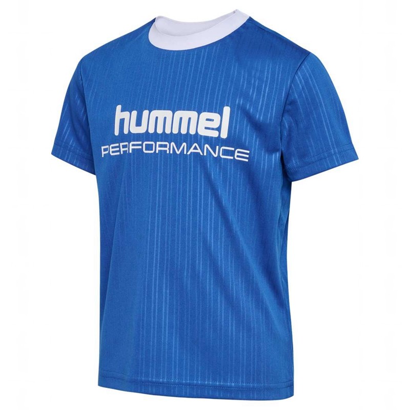 Hummel Jr Fast Loose S/S Dječje Majice Plave | 118682-029