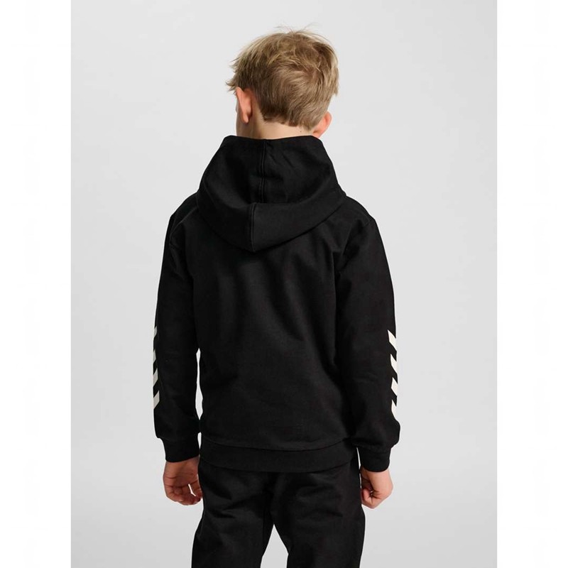 Hummel Jr Logo Dječje Majica s Kapuljačom Crne | 660181-846