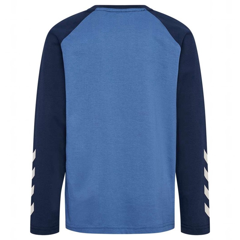 Hummel Jr Logo L/S Dječje Sportska Odjeća Plave | 650671-130