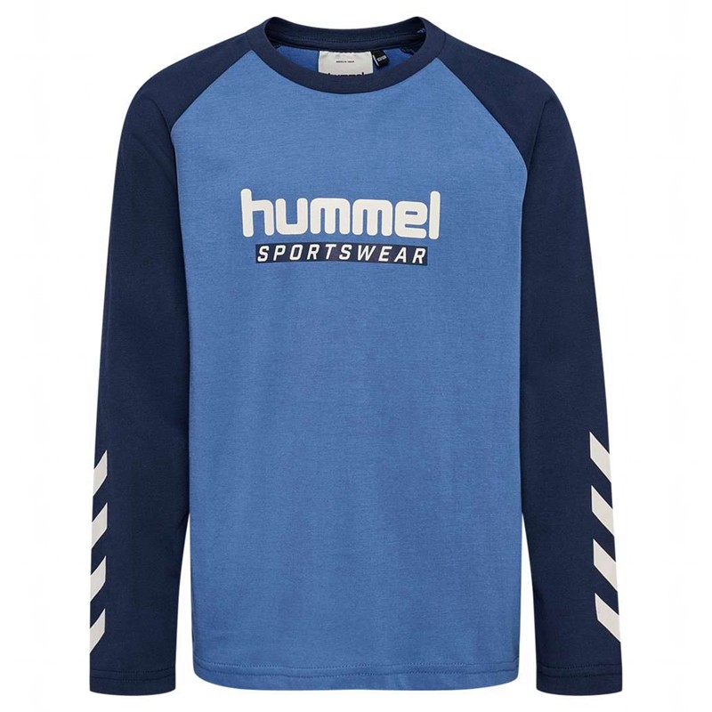 Hummel Jr Logo L/S Dječje Sportska Odjeća Plave | 650671-130