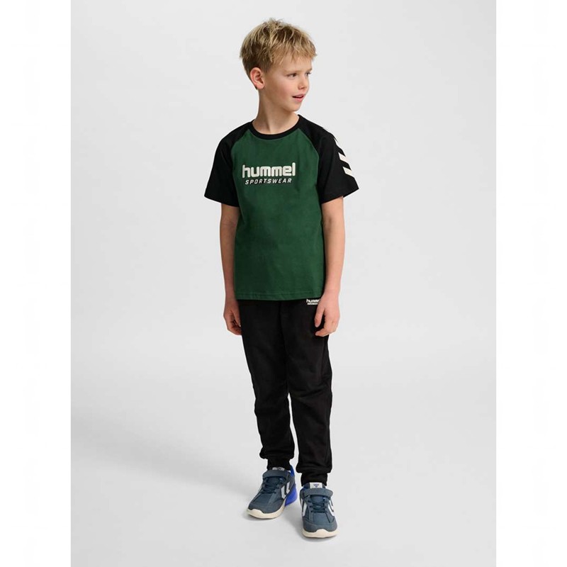 Hummel Jr Logo S/S Dječje Majice Zelene | 201692-540