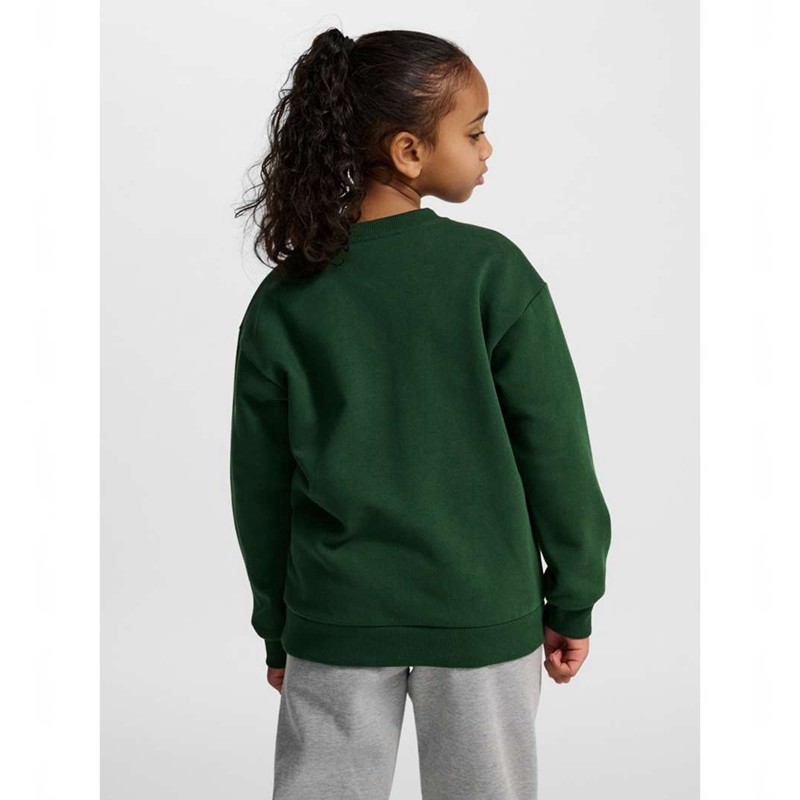 Hummel Jr Loose Crewneck Bee Dječje Dukserice Zelene | 035357-023