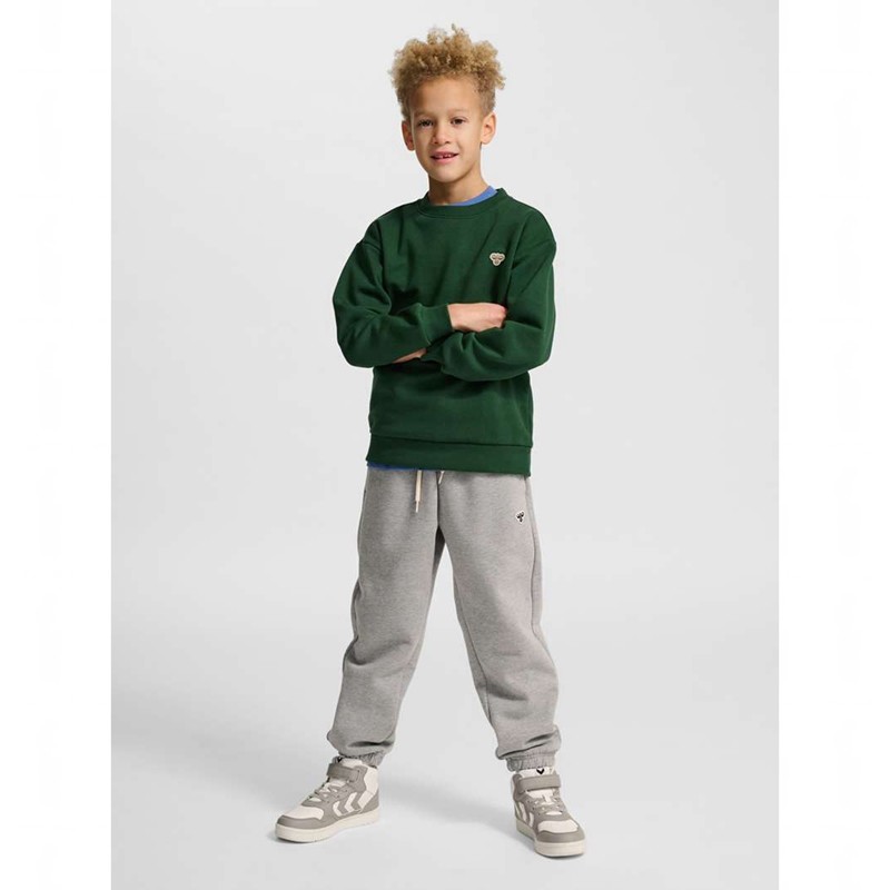Hummel Jr Loose Crewneck Bee Dječje Dukserice Zelene | 035357-023