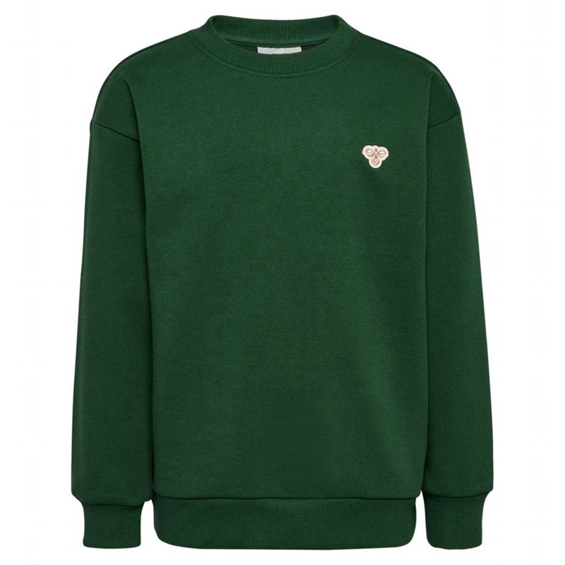Hummel Jr Loose Crewneck Bee Dječje Dukserice Zelene | 035357-023