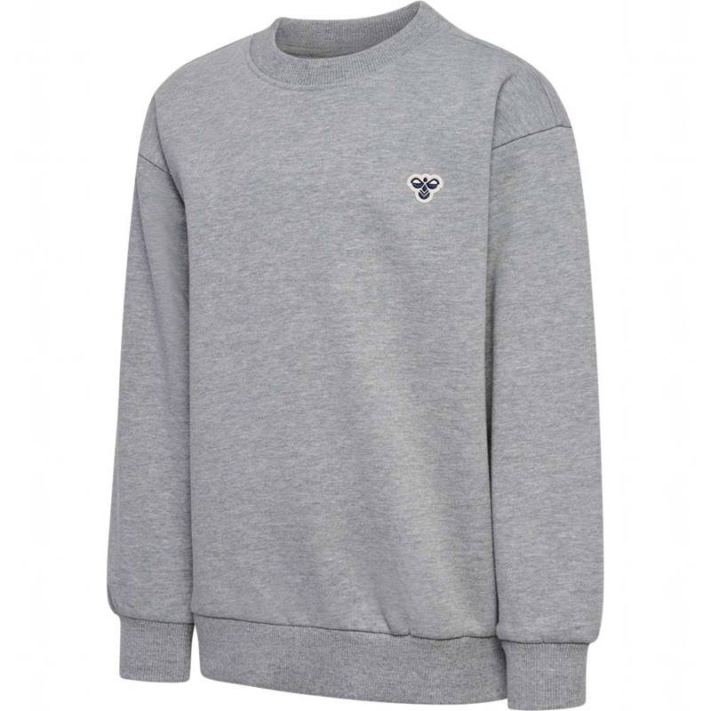 Hummel Jr Loose Crewneck Bee Dječje Majica s Kapuljačom Sive | 028746-558