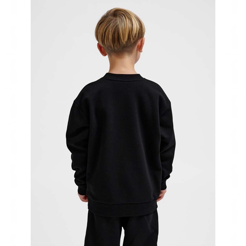 Hummel Jr Loose Crewneck Bee Dječje Majice Crne | 026679-748