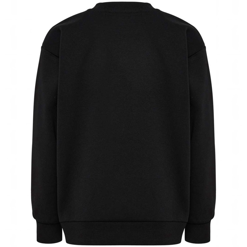 Hummel Jr Loose Crewneck Bee Dječje Majice Crne | 026679-748