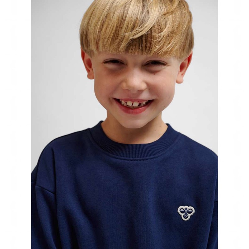 Hummel Jr Loose Crewneck Bee Dječje Rukavice Tamnoplave | 208903-616