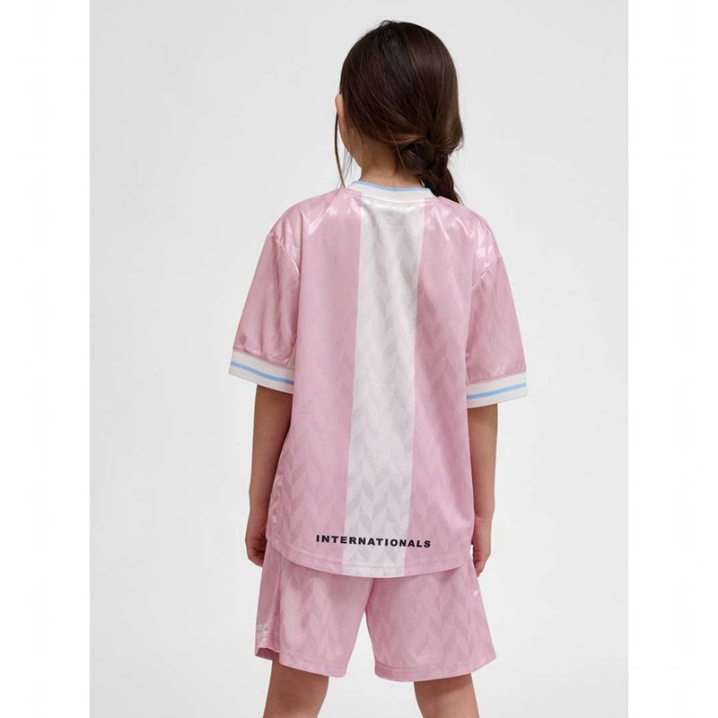 Hummel Jr Loose Fb Jersey S/S Dječje Kratke Hlače Roze | 978281-273