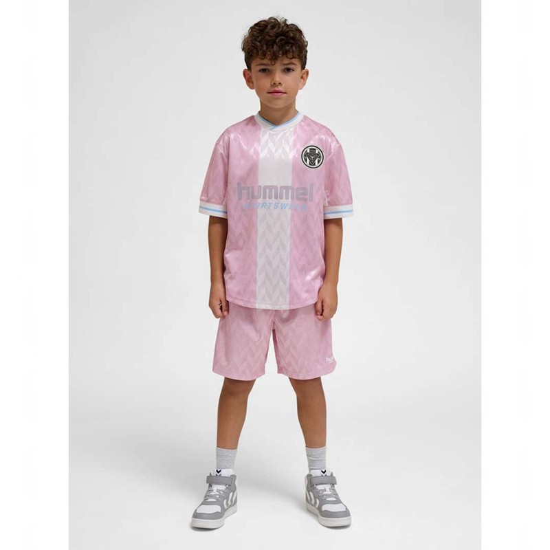 Hummel Jr Loose Fb Jersey S/S Dječje Kratke Hlače Roze | 978281-273