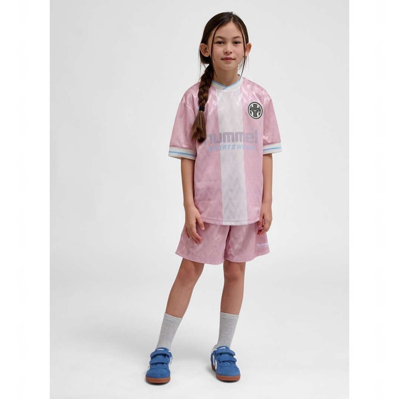 Hummel Jr Loose Fb Jersey S/S Dječje Kratke Hlače Roze | 978281-273