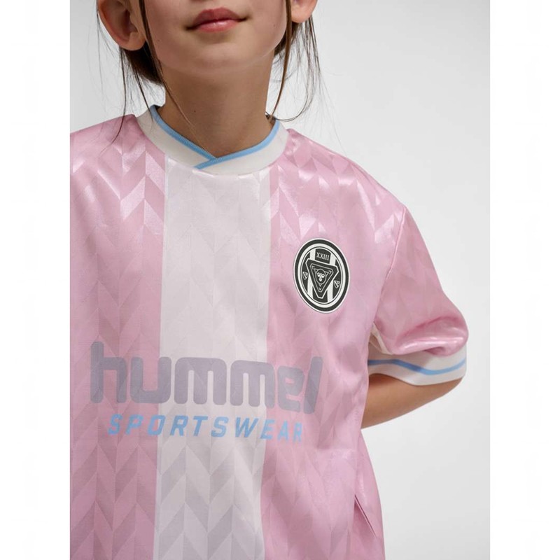 Hummel Jr Loose Fb Jersey S/S Dječje Kratke Hlače Roze | 978281-273