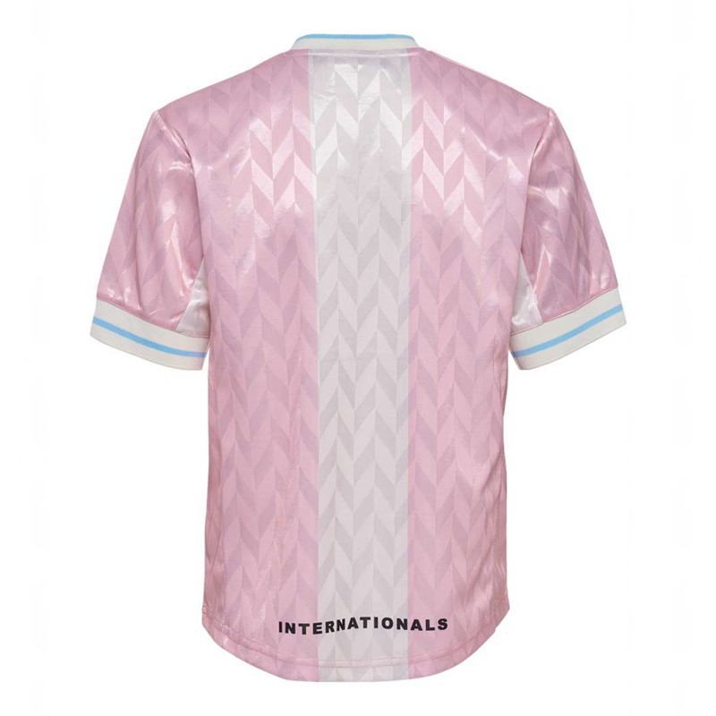 Hummel Jr Loose Fb Jersey S/S Dječje Kratke Hlače Roze | 978281-273