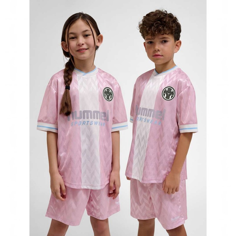 Hummel Jr Loose Fb Jersey S/S Dječje Kratke Hlače Roze | 978281-273