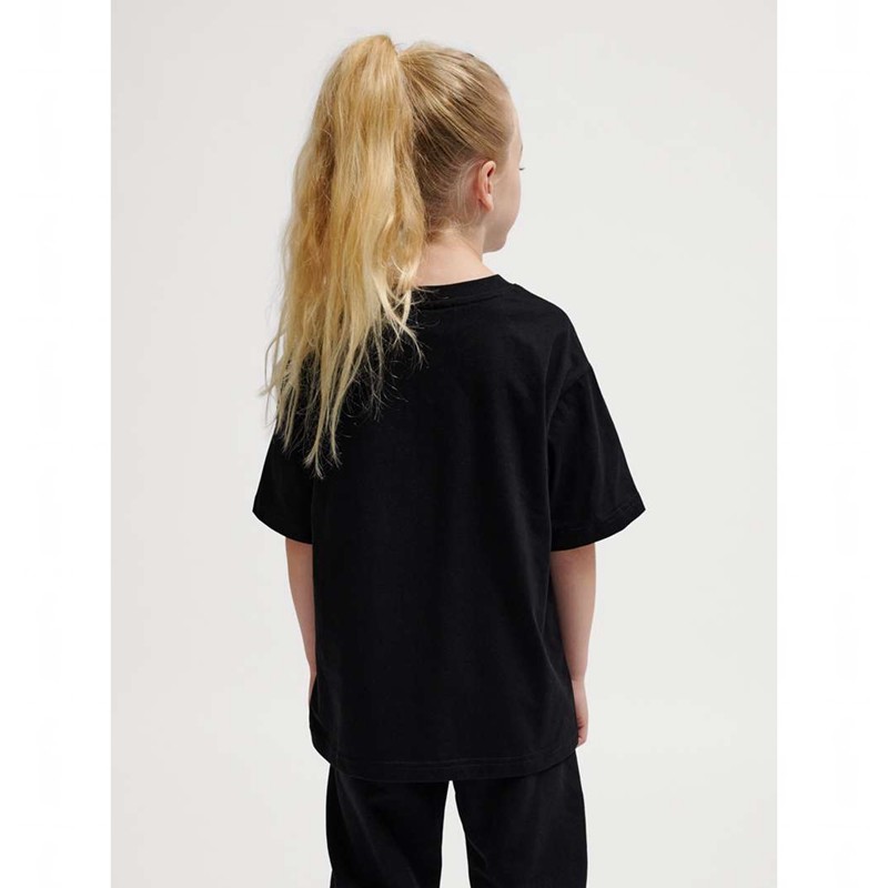 Hummel Jr Loose S/S Bee Dječje Majice Crne | 022357-443