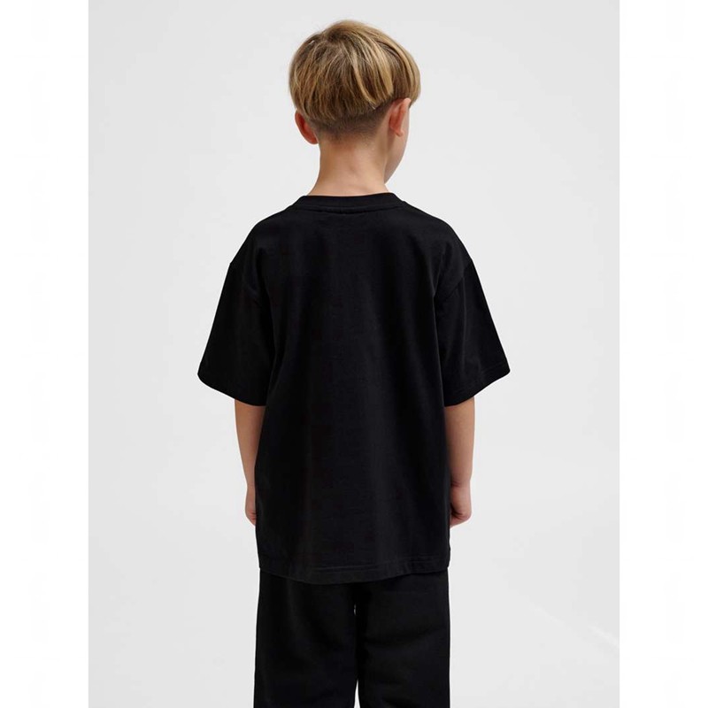 Hummel Jr Loose S/S Bee Dječje Majice Crne | 022357-443