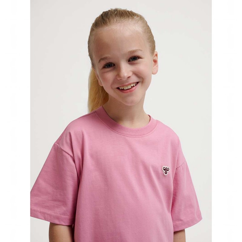 Hummel Jr Loose S/S Bee Dječje Majice Roze | 655968-286
