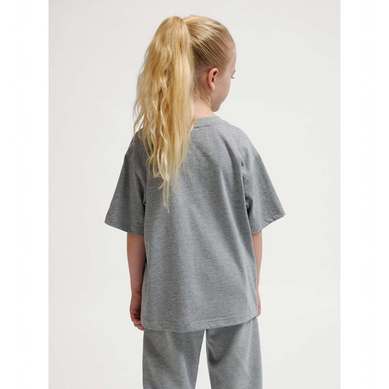 Hummel Jr Loose S/S Bee Dječje Majice Sive | 970861-502