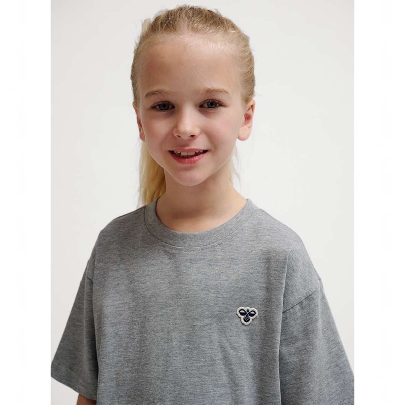 Hummel Jr Loose S/S Bee Dječje Majice Sive | 970861-502